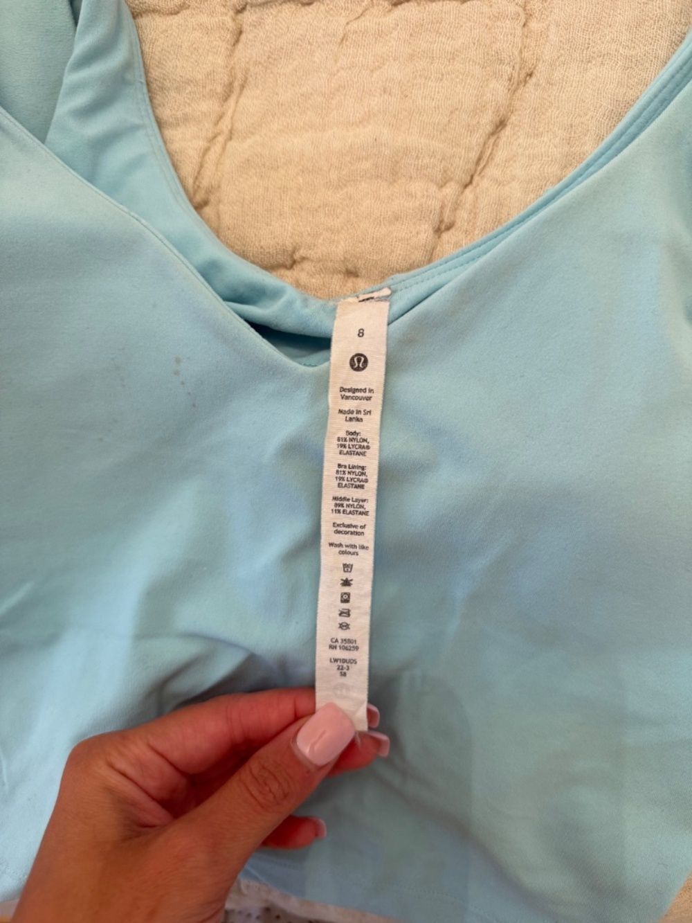 Lululemon Align High-Rise Legging & Tank Set Icing Blue - Picture 7 of 11